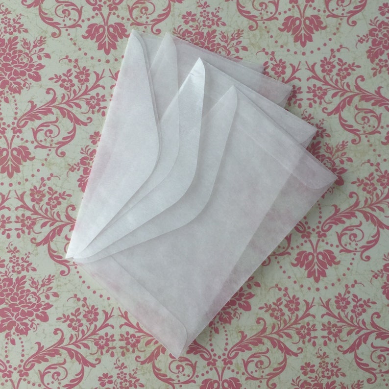 Small Glassine Envelopes for Safe Keeping of Photos Artist Etsy