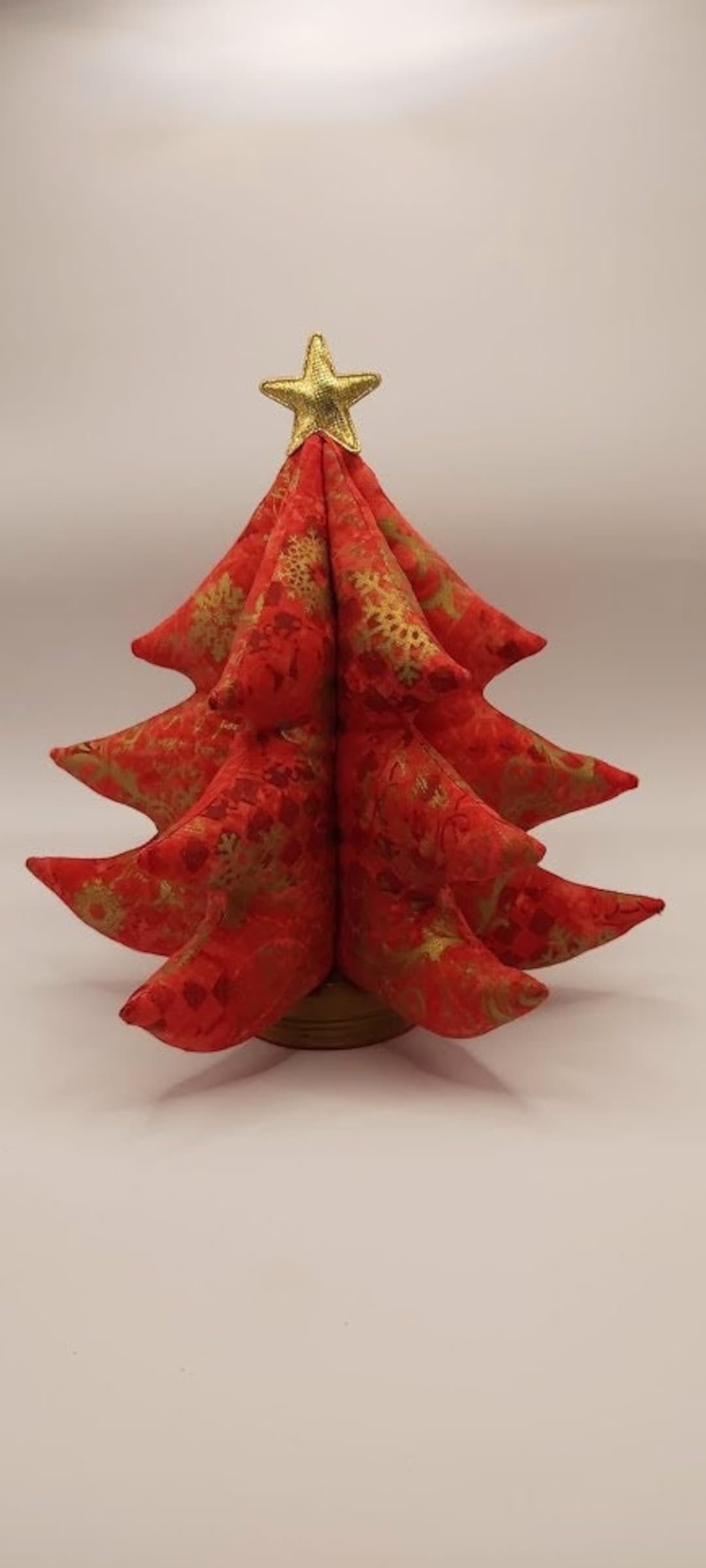3D Fabric Christmas Tree/christmas Tree Fabric Ornament Etsy UK