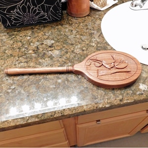 Hand Mirror | Wood Hand Mirror with Handle | mir005