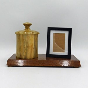 Crematie-urn | 25 cu. in. Houten Crematie-urn | urn039