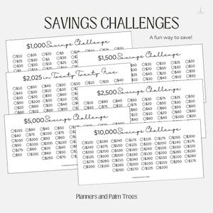 Savings Challenges / Printable / Digital Download