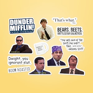 The Office Stickers Etsy