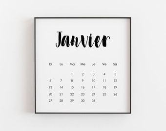 small wall calendar etsy calendar small