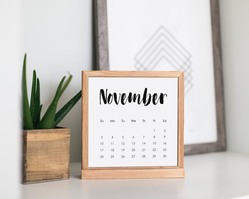 2024 Printable Calendar at A Glance Monthly Calendar 5x5 and - Etsy Canada