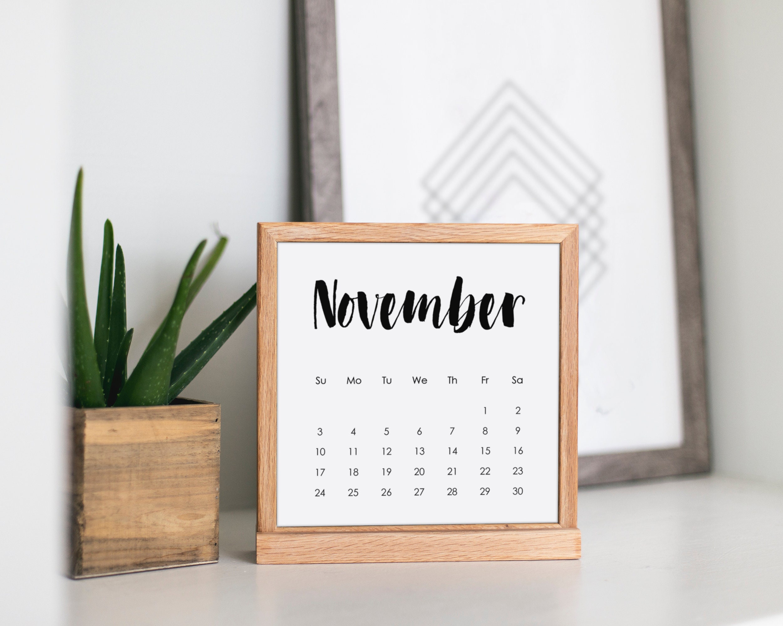 2024 Printable Calendar at A Glance Monthly Calendar 5x5 and - Etsy Canada