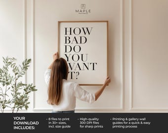 どれだけ欲しいか、モチベーションアップポスター、ダウンロード可能な