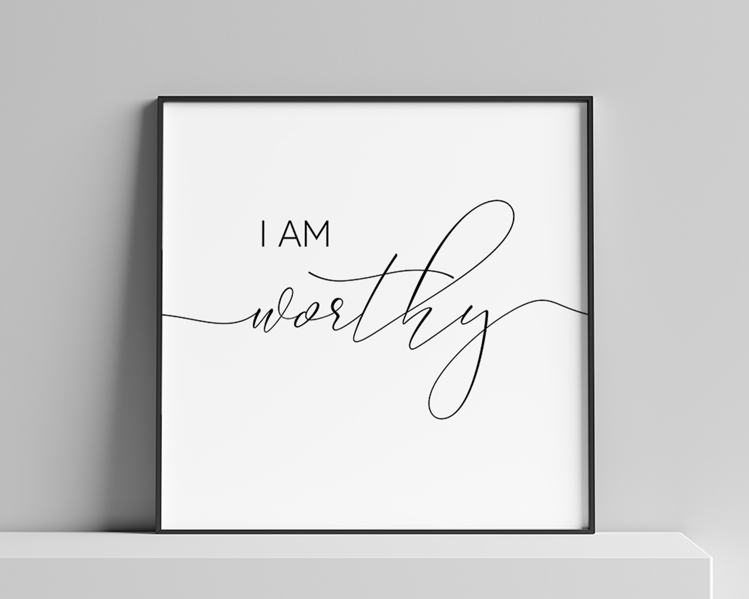 Affirmation Wall Art Set of 4 Prints Kids Desk Decor Etsy