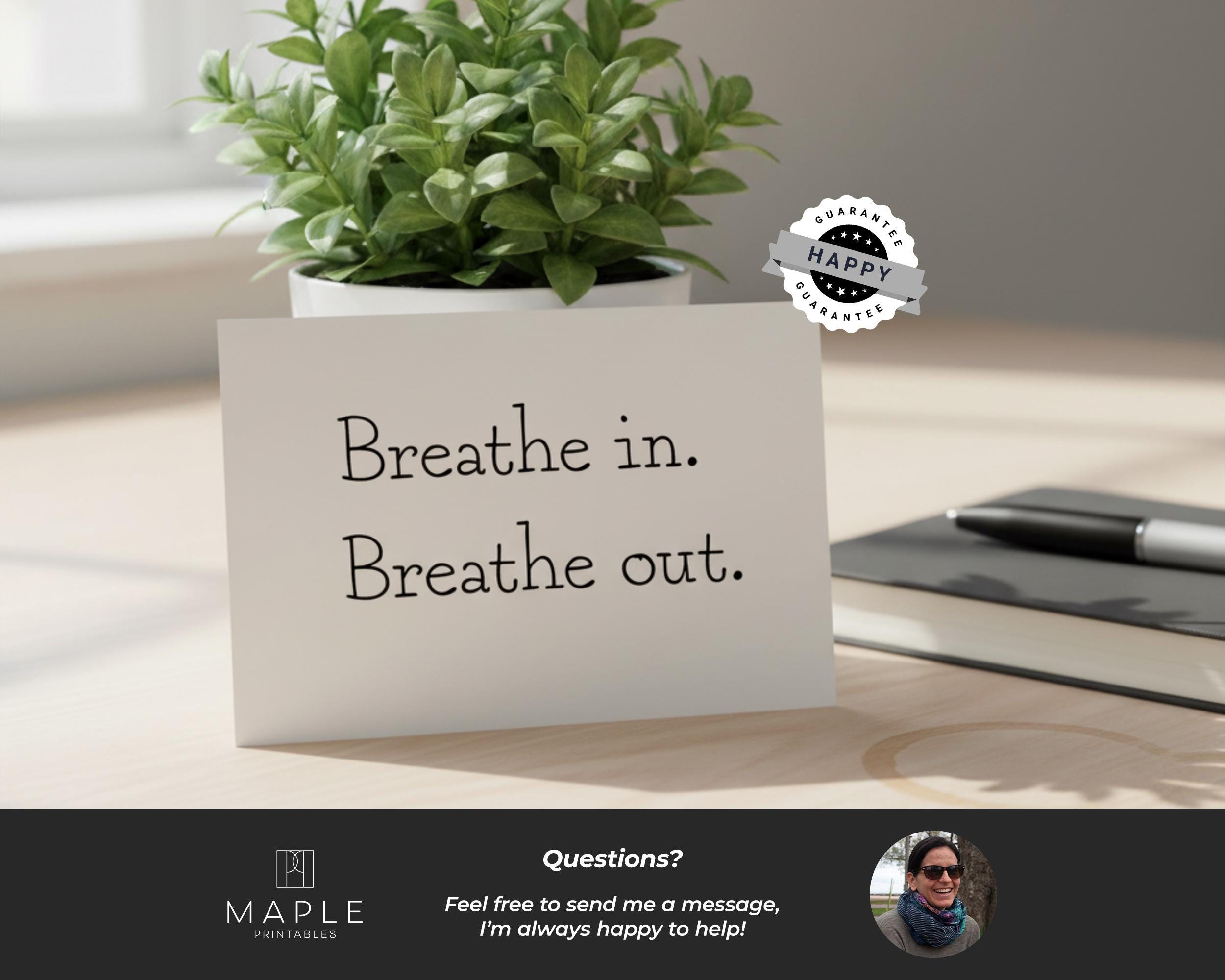 200 Mental Health Mini Quote Cards: Anxiety Flash Cards for ...