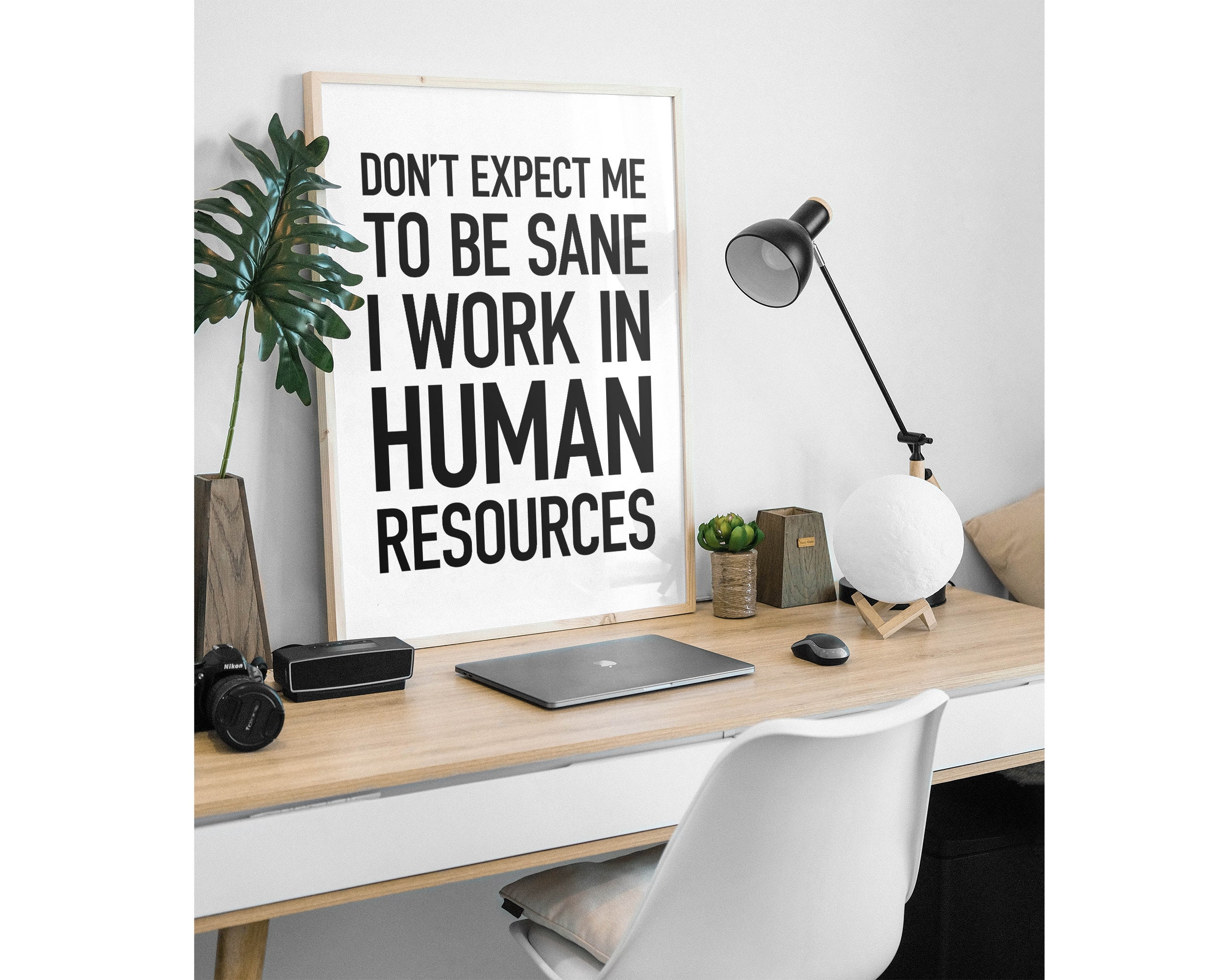 HR Office Decor Printable HR Office Wall Art I Work in Human - Etsy Finland