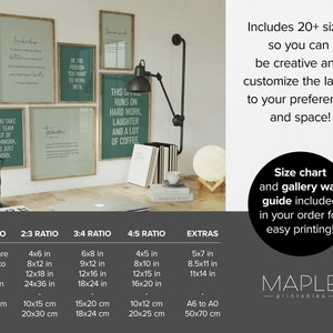 Office Wall Art, Set of 6 PRINTABLES, Motivational Prints, Teamwork ...