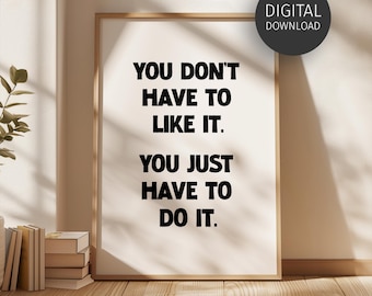 Funny Classroom Poster, Printable Wall Art for Motivational High School Decor, Back to School Print, Sassy Teacher Gift, Study Room Decor