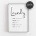 Laundry Schedule Print, Laundry Room Decor, Funny Laundry Poster ...