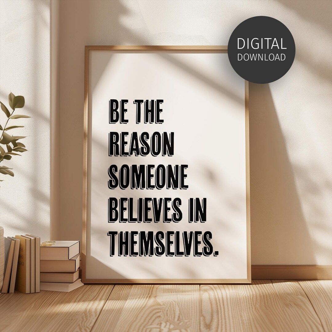 Classroom Poster, Printable Wall Art for Motivational High School Decor ...
