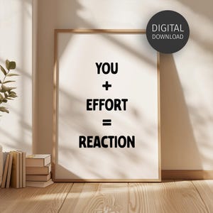 Motivational Chemistry Poster, Printable Wall Art for Chemistry Classroom Decor, AP Chemistry Humour, Funny Gifts for Chemistry Teacher