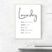 Laundry Schedule Print, Laundry Room Decor, Funny Laundry Poster ...