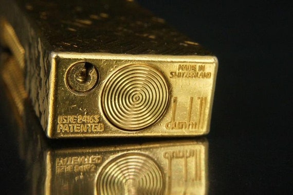 dunhill feuerzeug 750 gold
