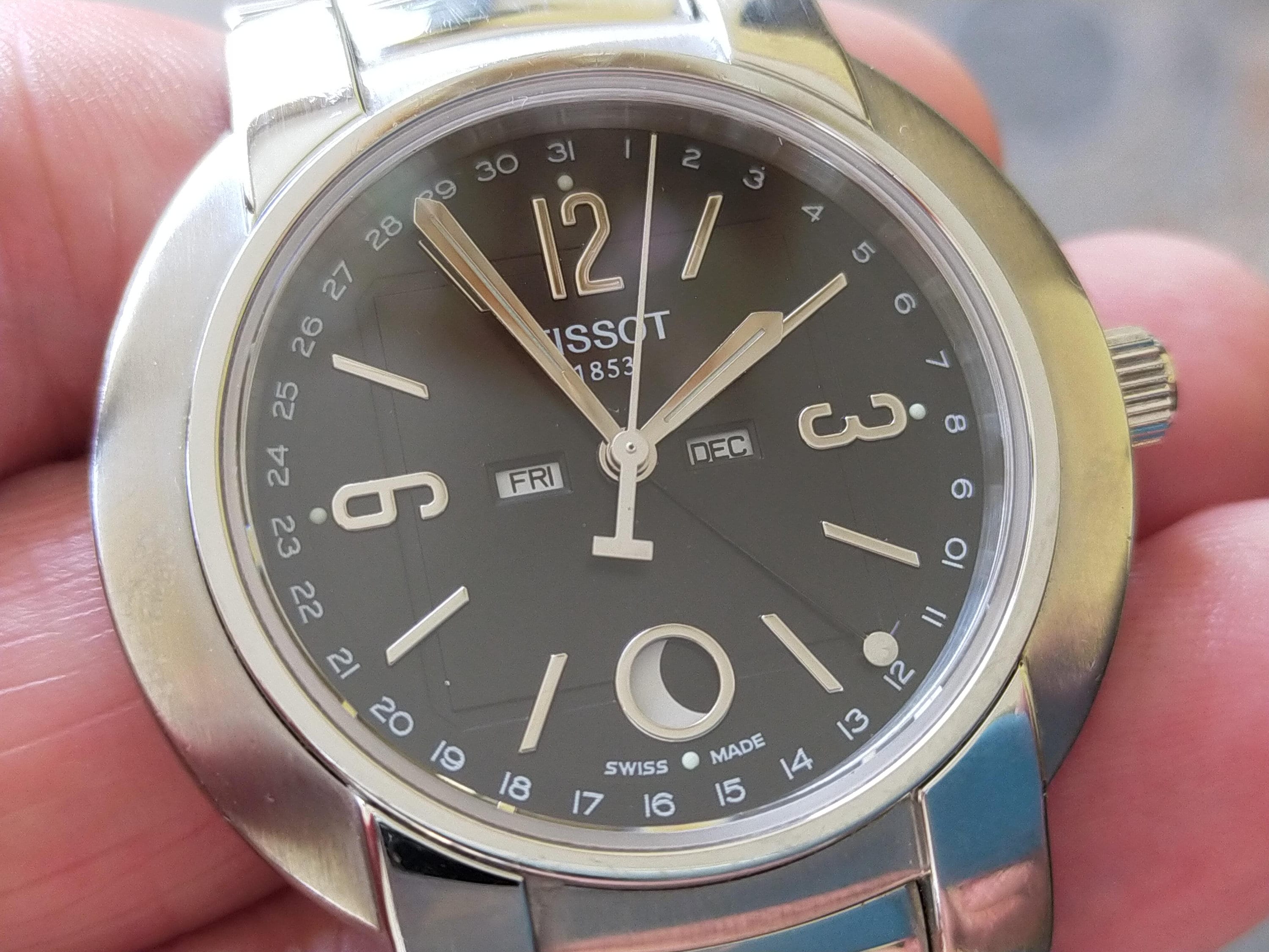Tissot 1853 Men's Moon Phase Watch. Swiss Made Very Nice | Etsy