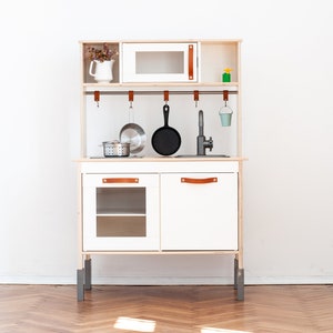 Ikea Duktig handles, duktig handles, play kitchen, kids kitchen, childrens kitchen, pretend play kitchen, duktig play kitchen, duktig hack
