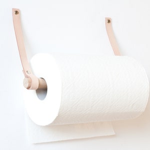 porta-toalhas de papel de couro, porta-rolos de papel com cavilha, decoração de cozinha, porta-papel de parede, porta-rolos de cozinha de parede, boho