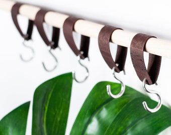 ganci da cucina in sughero e acciaio inossidabile