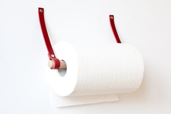 Magnetic Paper Towel Holder, Red