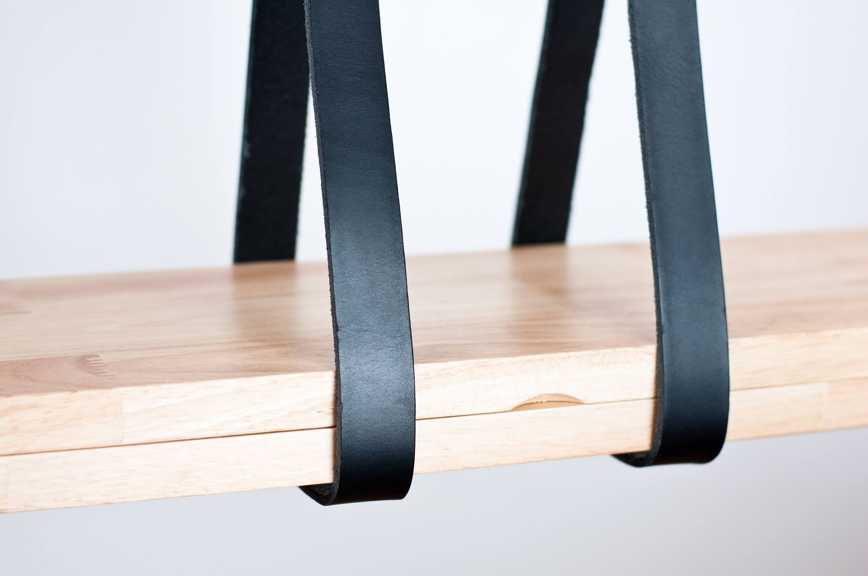 Leather shelf straps hanging shelf straps leather wall Etsy