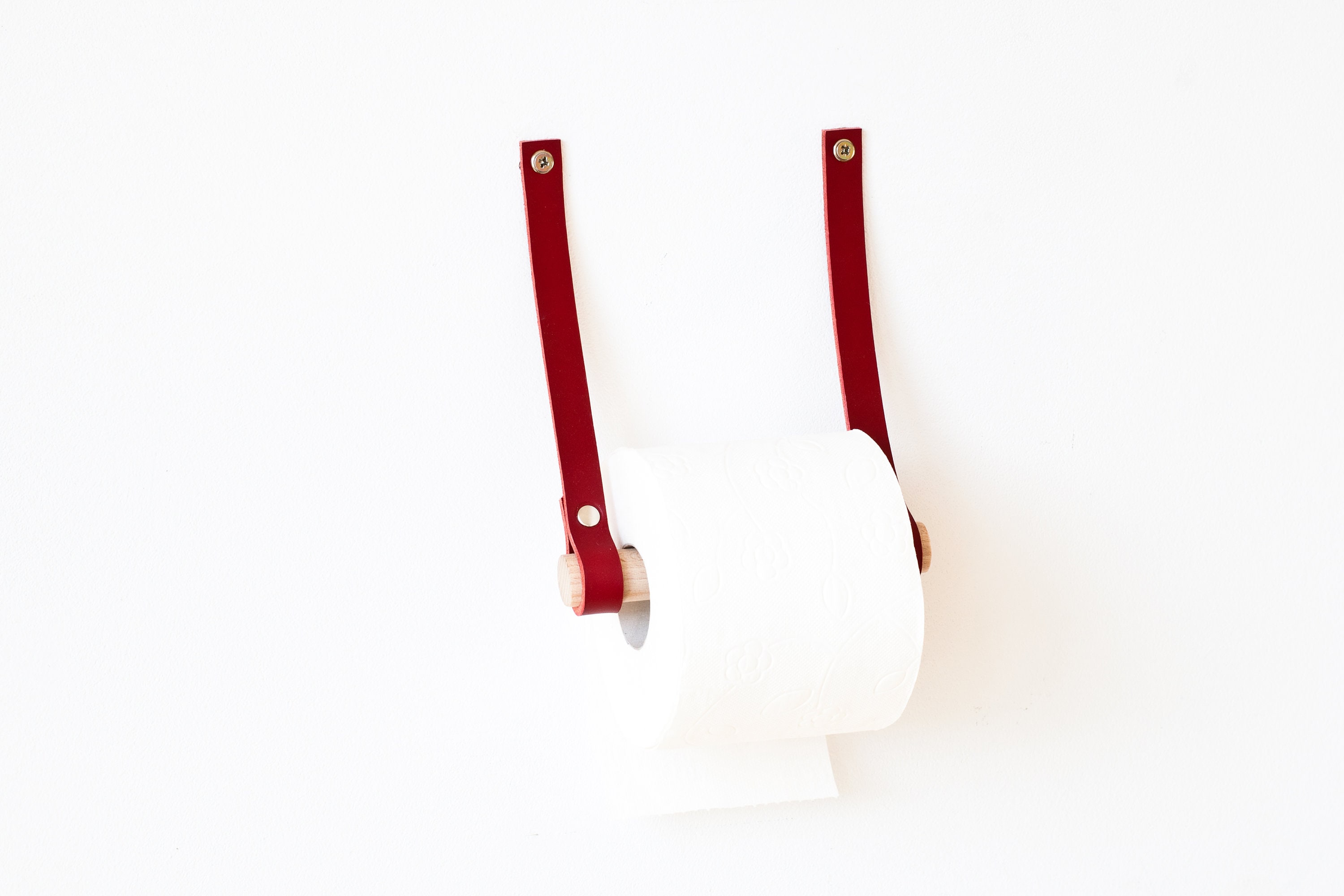 Leather Toilet Roll Holder Leather Toilet Paper Holder Loo 