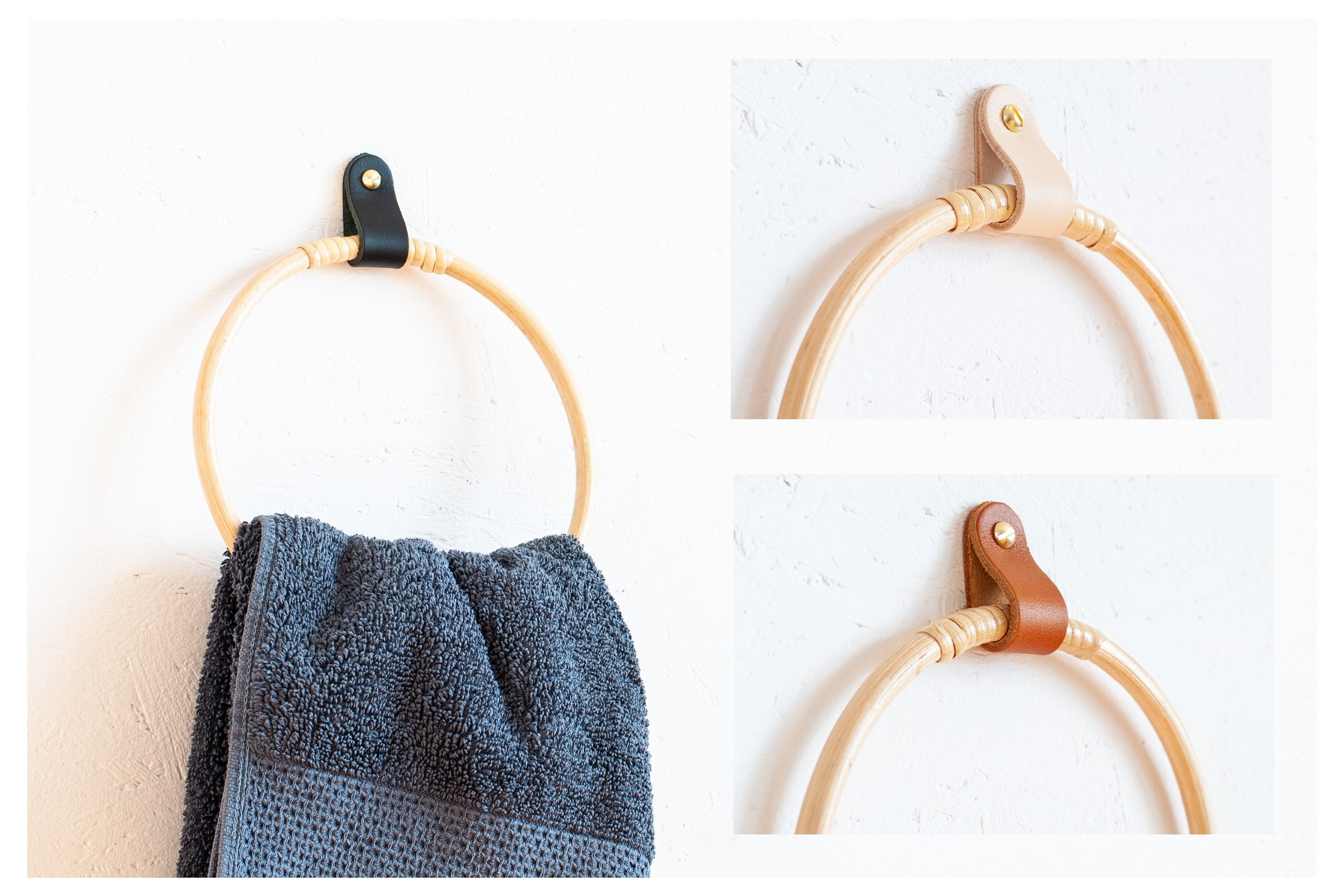 Bamboo towel ring hotsell