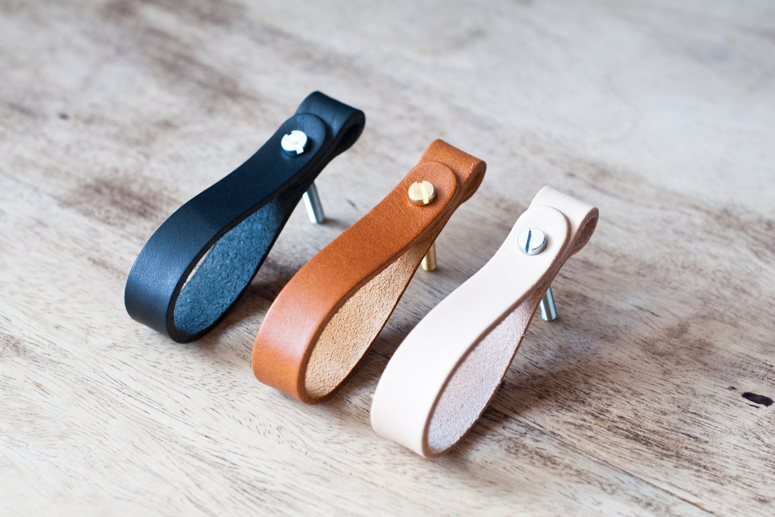 Leather Drawer Pulls Leather Door Handles Leather Door Etsy