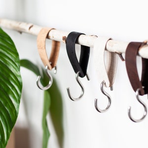 5 cork kitchen s hooks, cork s hooks, stainless steel s hooks, hook strap, kitchen hooks, pan hooks, pot hook, shooks, stainless steel hook zdjęcie 2