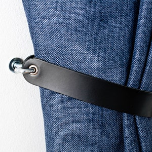 Leder Vorhang Raffhalter, Zughalter aus Leder, Zugbandhalter aus Leder, Fensterdekoration, Zugbandhalter aus Leder