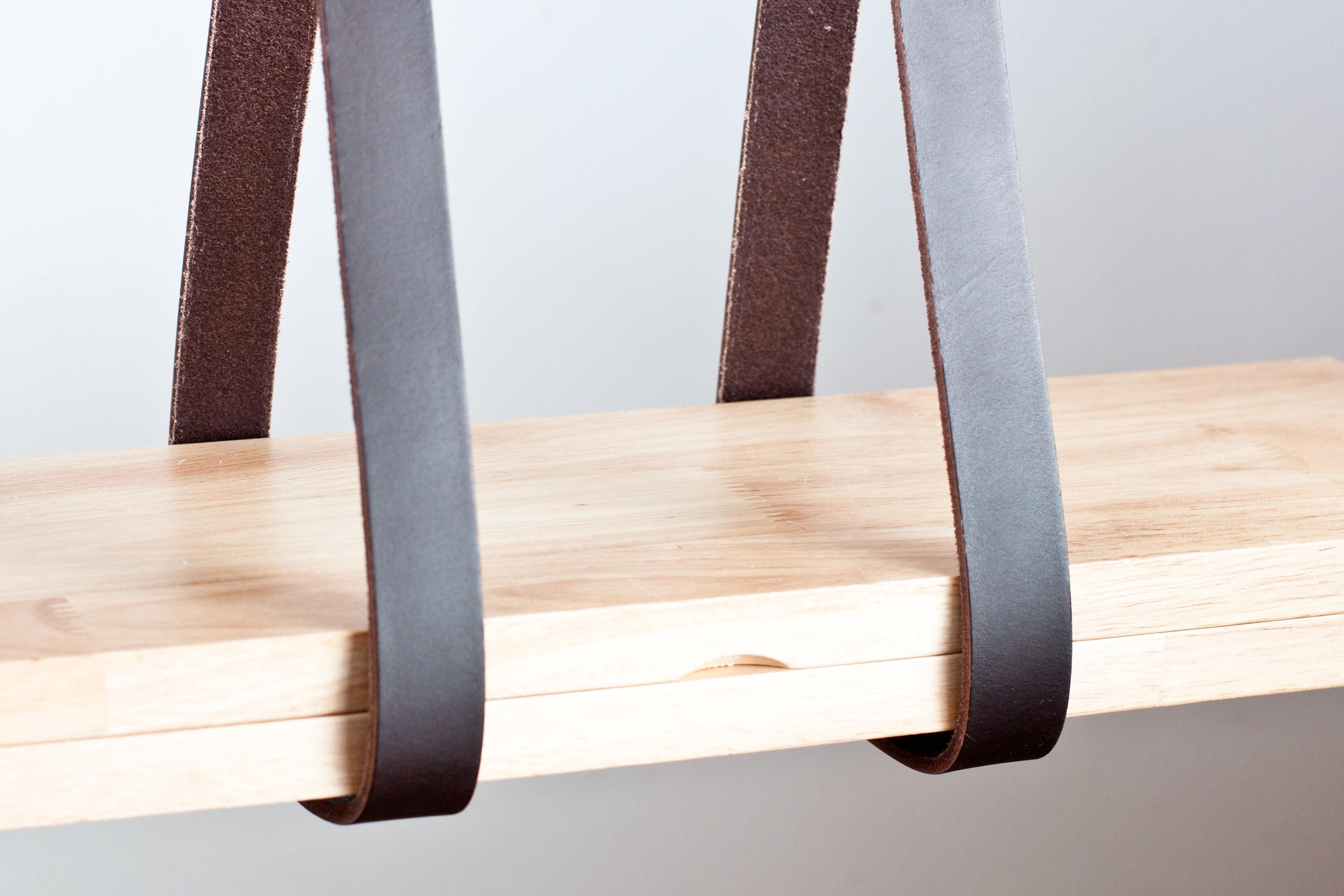 Leather Hanging Shelf Straps Shelf Straps Leather Wall Etsy Canada