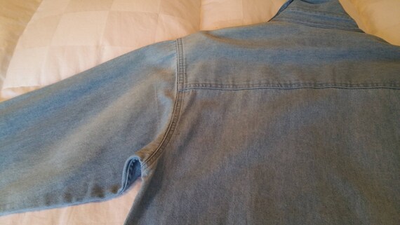 harley davidson long sleeve denim shirt