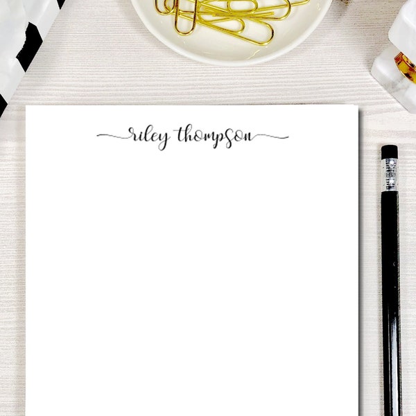 Personalized Notepad | Letter Writing Set | Personalized Gifts for Mom | Bridesmaids Gift | Custom Notepad | Note Pads | MODERN CALLIGRAPHY