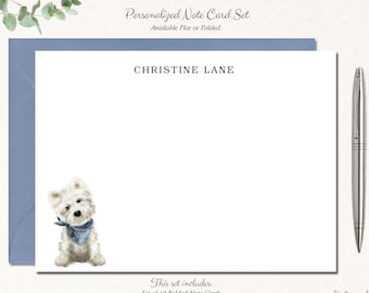Westie Gifts | West Highland Terrier Note Cards | Westie Dog | Dog Lover Gift | Dog Lover | Westie Gift | Stationery Notecards WESTIE CORNER