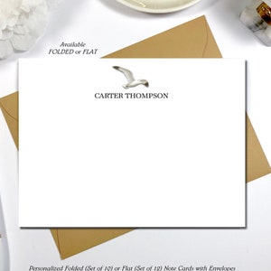 Seagull Note Card Set, Seagull Stationery, Seagull Stationary, Seagull Gift, Seagulls Thank You Cards, Bird Stationery, Bird Lover, SEAGULL
