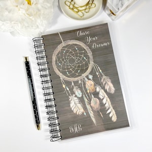 Personalized Journal, Sketchbook, Custom Journal, Custom Notebook, Personalized Notebook, Journal Notebook, Blank Notebook, DREAMCATCHER
