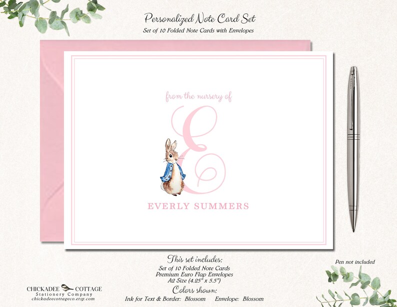 Peter Rabbit Baby Shower Thank You Cards Peter Rabbit Baby Etsy