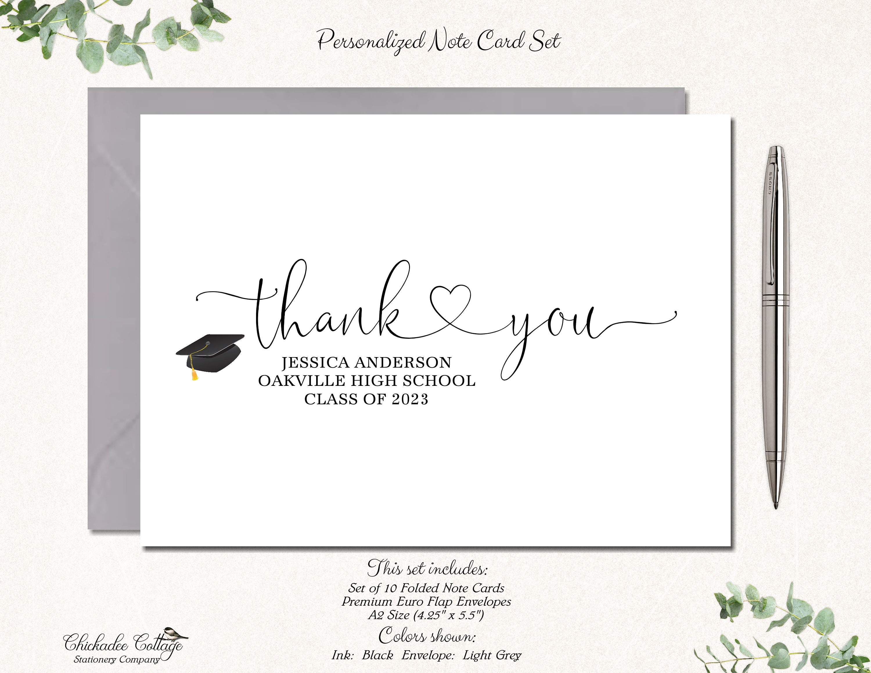 graduation thank you messages for cards