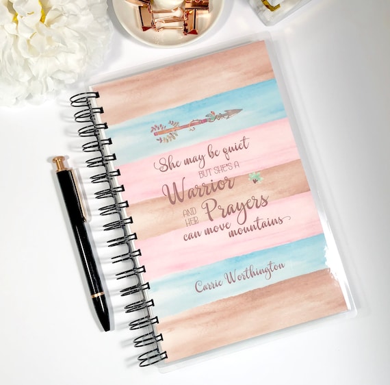 Prayer Journal Prayer Journal For Women Bible Journaling Prayer Notebook Bible Study Christian Journal Christian Gift Prayer Warrior - 