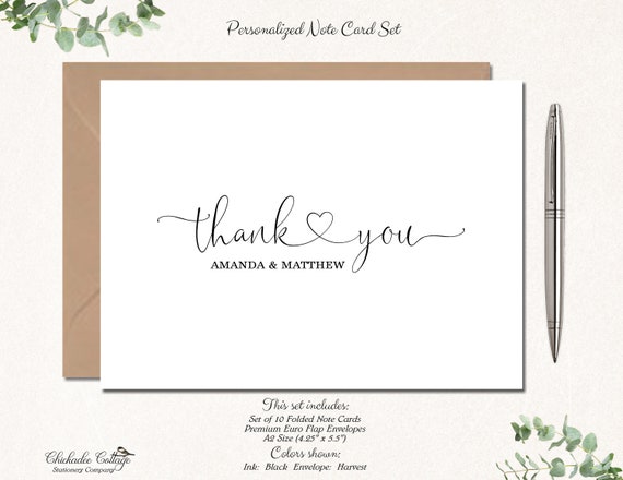 Blank White Greeting Cards With Envelopes Set - Great For Business