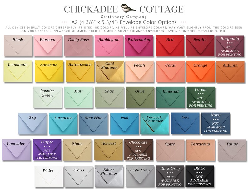 Personalized Folded Thank You Cards, Set of 10 Folded Note Cards with Envelopes CLASSY THANK YOU image 4