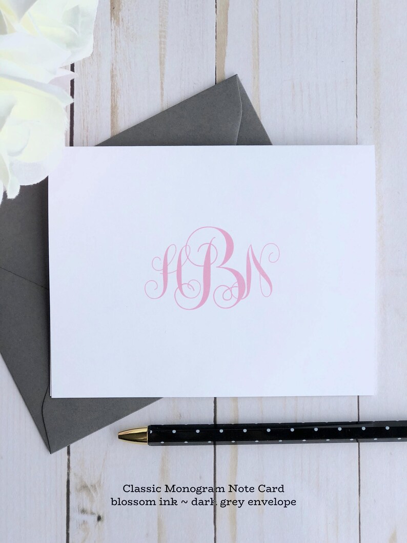 Personalized Note Card Set / Personalized Stationary Cards / Etsy