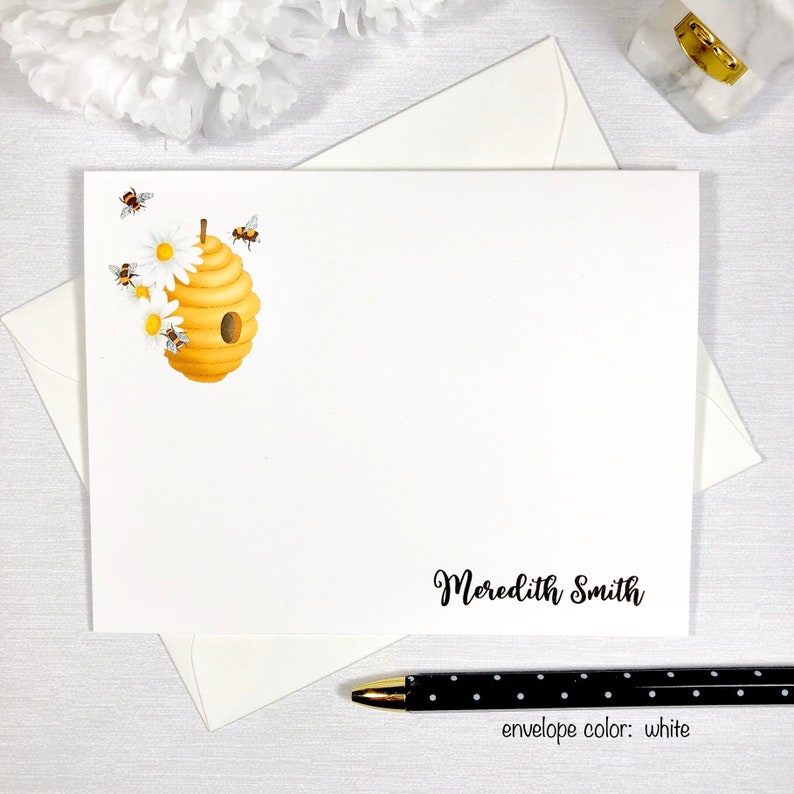 Bumble Bee Note Card Set Bee Gifts Beekeeper Gift Bee Etsy