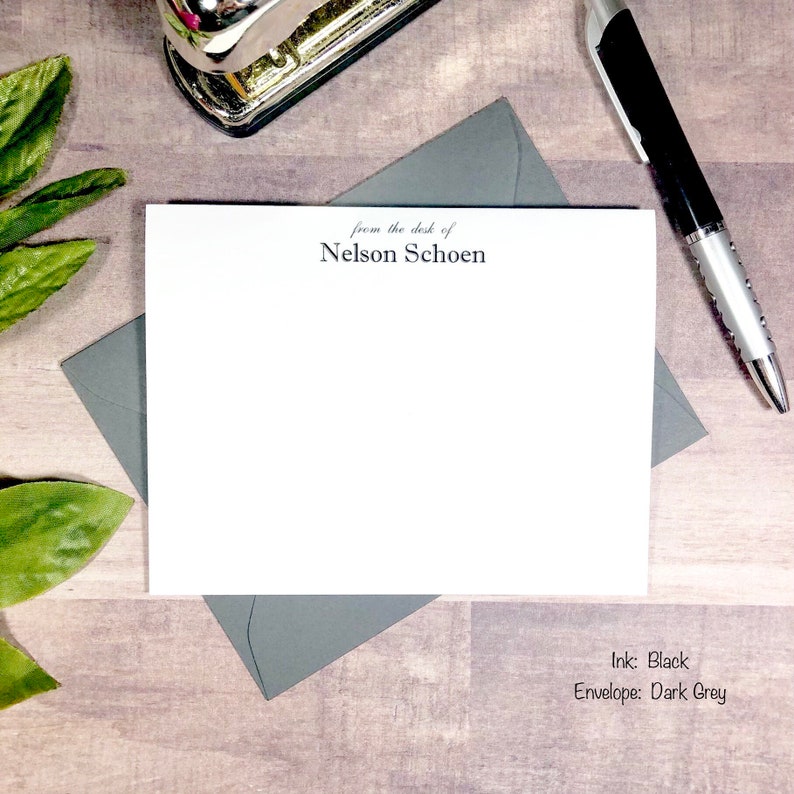 Men's Stationery Personalized Stationery Gifts for Men Etsy
