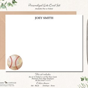 Baseball Stationery | Baseball Thank You Cards | Baseball Birthday Party | Baseball Baby Shower | Baseball Stationary, Coach SPORTS BASEBALL