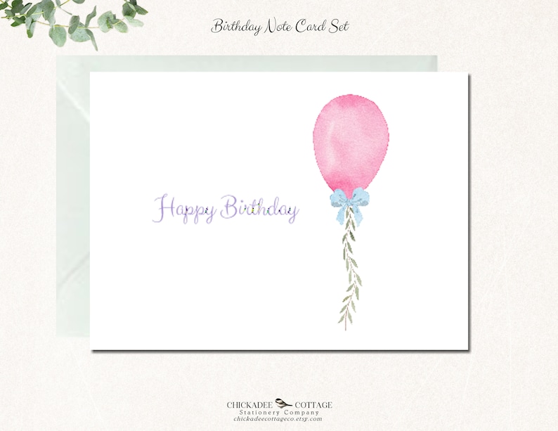 Birthday Cards Blank Birthday Card Set Set of 24 or 48 Etsy