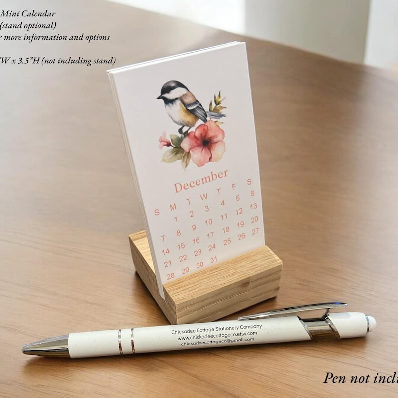 Business Card Size Calendars Etsy