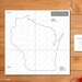 Wisconsin With Heart - String Art Template - Etsy