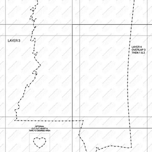 Mississippi String Art Template w/ Heart